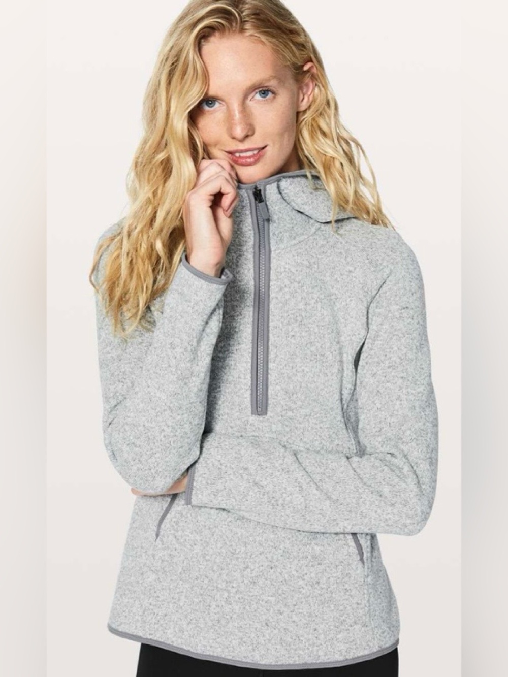 Lululemon Fleece & Thank You Pullover
Heathered White / Battleship 6